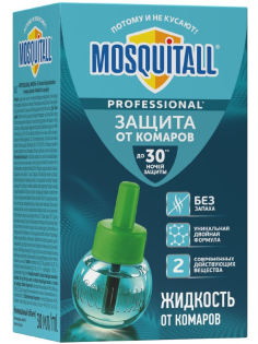 Жидкость для фумигатора Mosquitall Professional Защита от комаров 30 ночей, 30мл