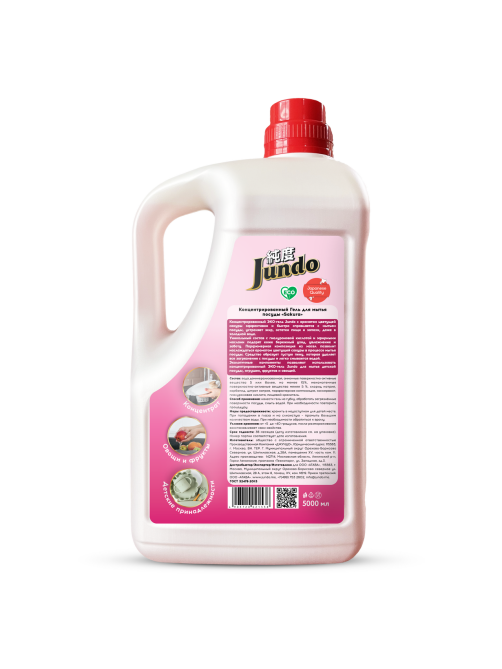 Гель для мытья посуды Jundo цветущая сакура, 5л