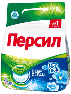 Стиральный порошок Персил Свежесть от Вернель для белого белья 10 стирок, 1.5кг