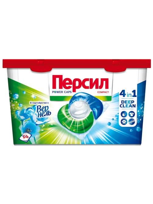 Капсулы для стирки Персил Power Свежесть от Вернель, 14шт