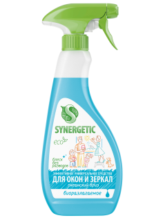 Средство для окон и зеркал Synergetic Океанский бриз, 500мл