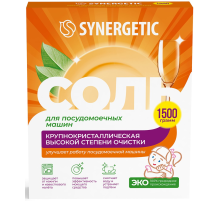 Соль Synergetic высокой степени очистки природного происхождения для посудомоечной машины, 1.5кг