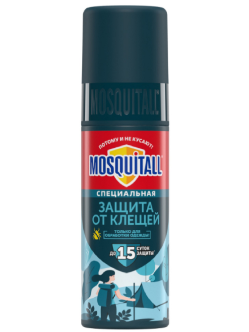 Аэрозоль Mosquitall от клещей, 150мл