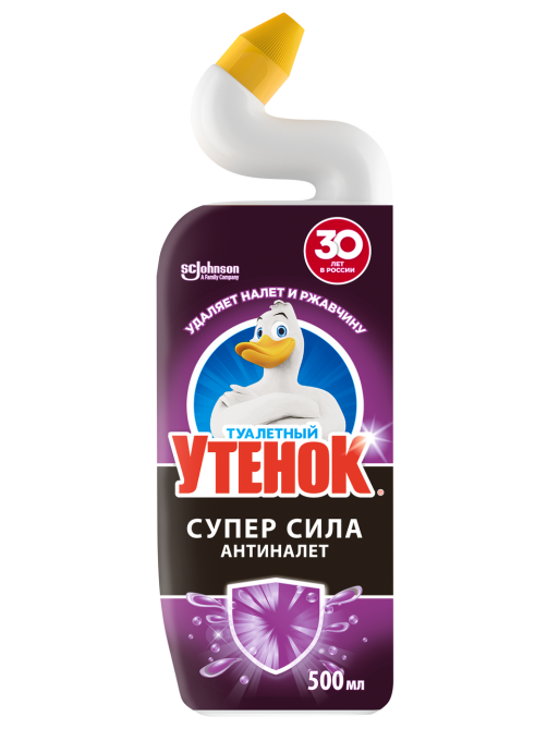 Средство для унитаза Туалетный Утенок Антиналет, 500мл