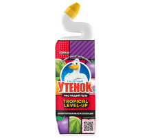 Гель для унитаза Туалетный Утенок Tropical Level-up, 800мл