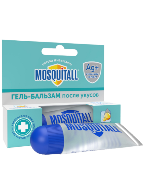 Гель-бальзам Mosquitall после укусов насекомых для детей с 1 года, 10мл