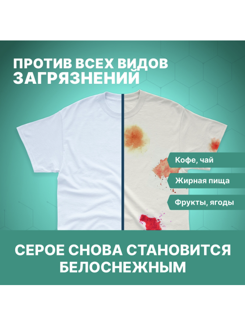 Стиральный порошок Ottaku Effect 5в1 с пятновыводителем, 2.7кг