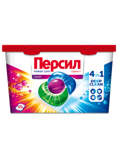 Капсулы для стирки Персил Power Caps Color, 21шт