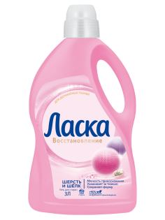 Гель для стирки Ласка Шерсть и шелк, 3л