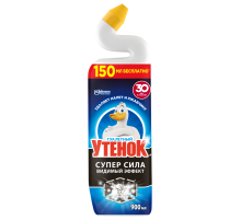 Средство чистящее Туалетный Утенок для унитазов Супер сила видимый эффект, 900мл