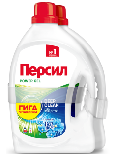Гель для стирки Персил Свежесть от Вернель 40 стирок (2.6л x 2шт), 5.2кг