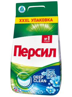 Стиральный порошок Персил Свежесть от Вернель для белого белья 40 стирок, 6кг
