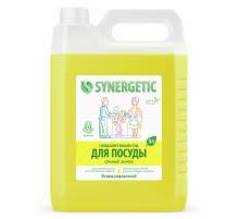 Гель Synergetic для мытья посуды Лимон, 5л