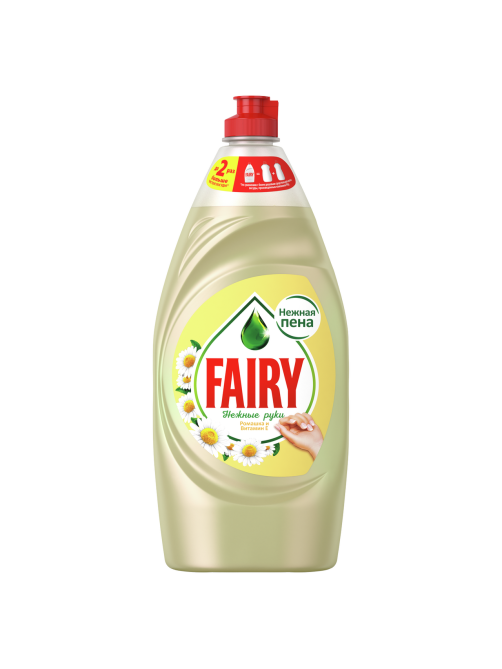 Средство для мытья посуды Fairy Нежные руки Ромашка и витамин E, 900мл