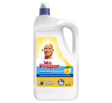 Жидкость моющая Mr. Proper для полов и стен лимонная свежесть, 4.5л