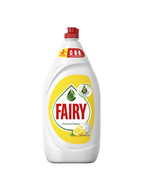 Средство для мытья посуды Fairy Сочный лимон, 1.35л