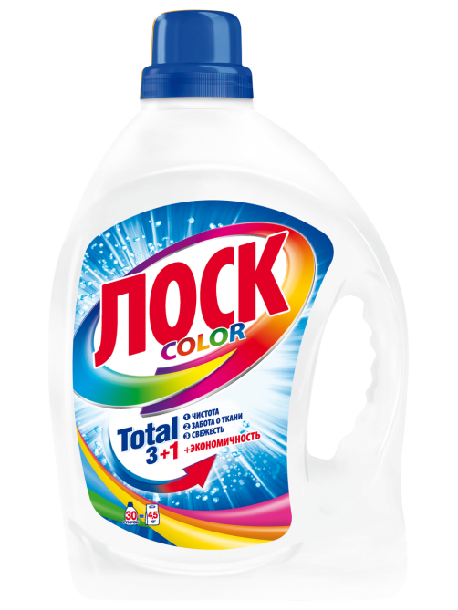 Гель для стирки Лоск Color 30 стирок, 1.95л