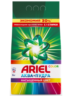 Стиральный порошок Ariel Color and Style автомат, 6кг