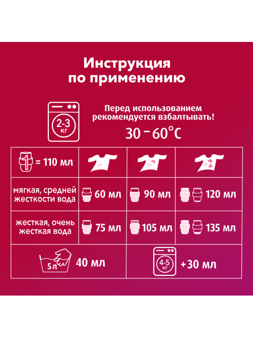 Гель для стирки Ласка Сияние цвета 50 стирок, 3л