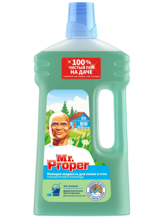 Средство моющее для полов и стен Mr. Proper Горный ручей и прохлада, 1л