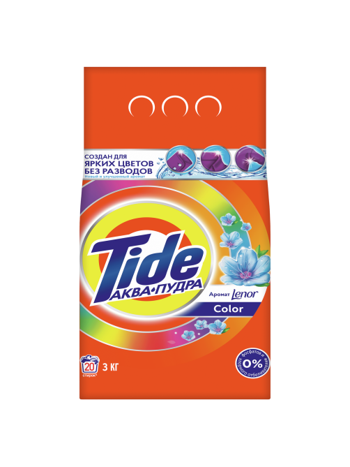 Стиральный порошок Tide Color Аромат Lenor автомат, 3кг
