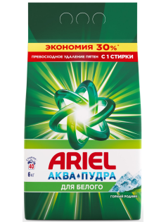 Стиральный порошок Ariel Горный родник автомат, 6кг