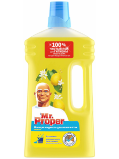 Средство чистящее для пола Mr. Proper Лимон, 1л