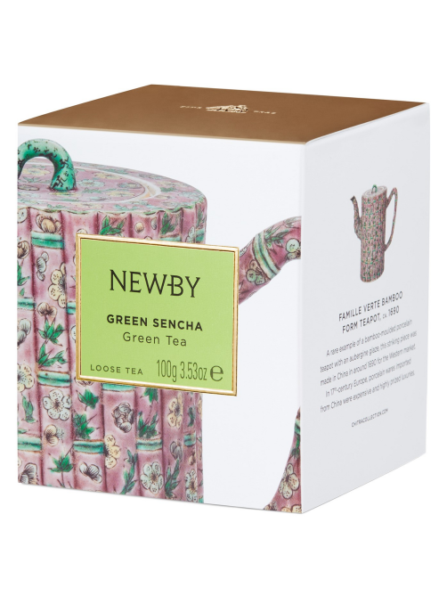 Чай зеленый Newby Сенча листовой, 100г