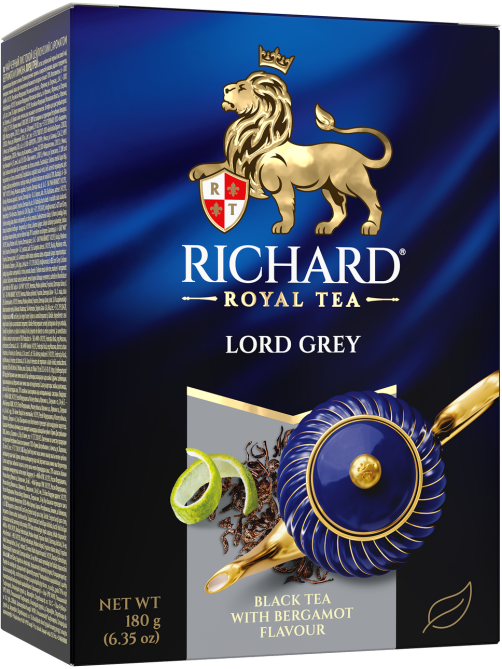 Чай Richard Lord Grey черный листовой с добавками, 180г