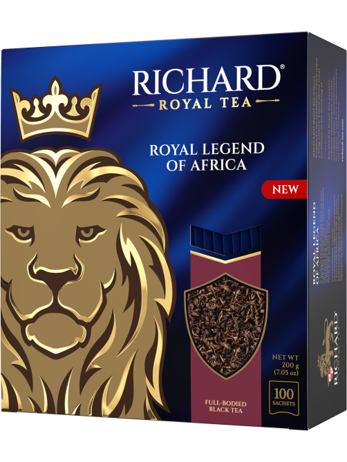 Чай черный Richard Legend of Africa (2г x 100шт), 200г