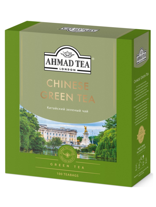 Чай зеленый Ahmad Tea Китайский (1.8г x 100шт), 180г