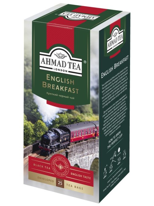 Чай Ahmad Tea English Breakfast черный (2г х 25 пак), 50г