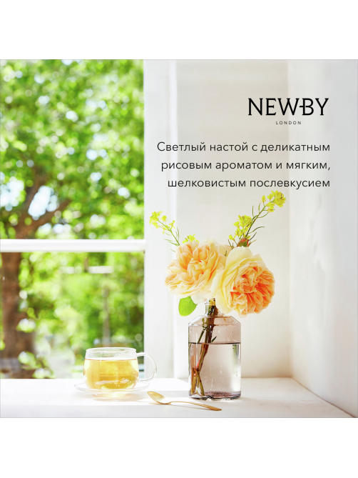 Чай Newby Green Sencha, зеленый (2г x 50шт), 100г