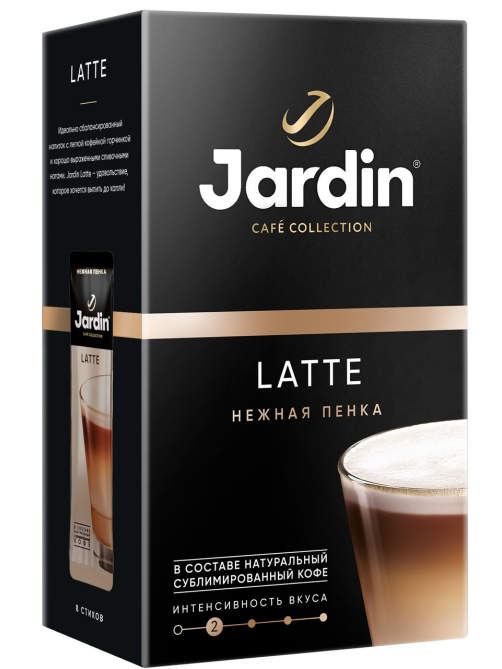 Кофе Jardin Латте 3в1 (18г x 8шт), 144г