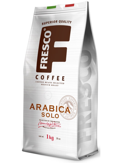 Кофе Fresco Arabica Solo в зернах, 1кг
