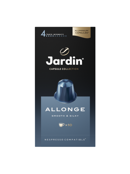 Кофе в капсулах Jardin Allonge Smooth&Silky для кофемашин Nespresso 10шт, 50г