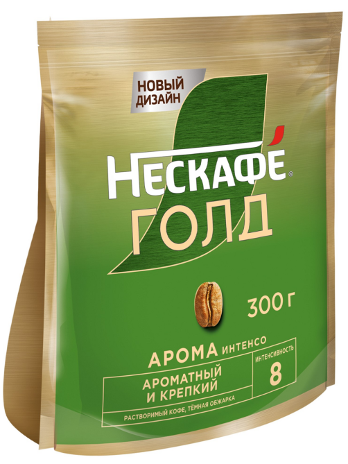 Кофе Нескафе Голд Арома интенсо растворимый, 300г
