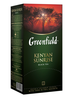 Чай Greenfield Kenyan Sunrise черный байховый (2г х 25 пак), 50г