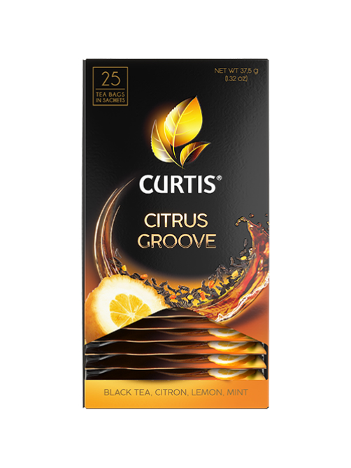 Чай Curtis Citrus Groove пакетированный (1.5г x 25шт), 37.5г