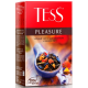 Чай черный Tess Pleasure Шиповник и яблоко байховый листовой, 200г