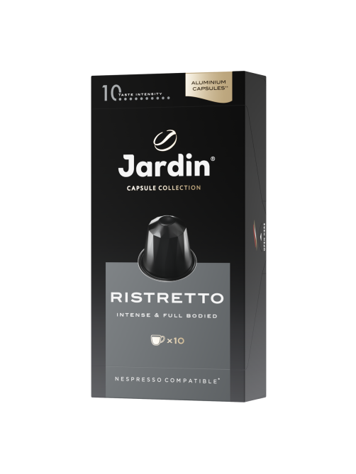 Кофе в капсулах Jardin Ristretto Intense&Full Bodied для кофемашин Nespresso 10шт, 50г