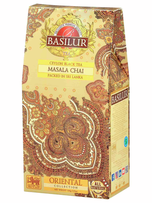 Чай Basilur Masala Chai листовой черный, 100г