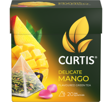 Чай Curtis Delicate mango в пирамидках (1.8г х 20шт), 36г