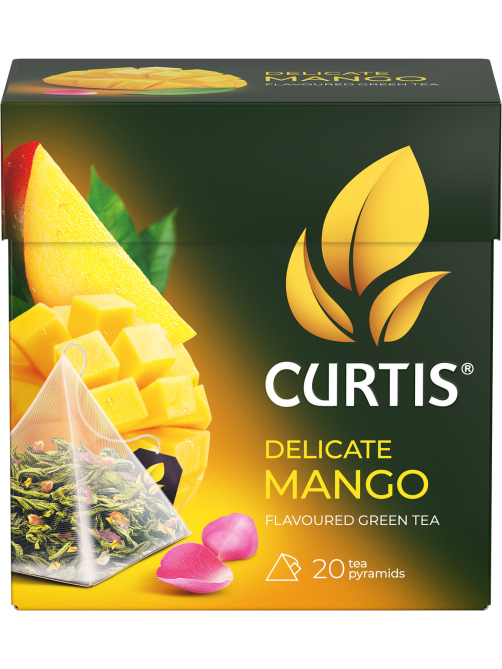 Чай Curtis Delicate mango в пирамидках (1.8г х 20шт), 36г