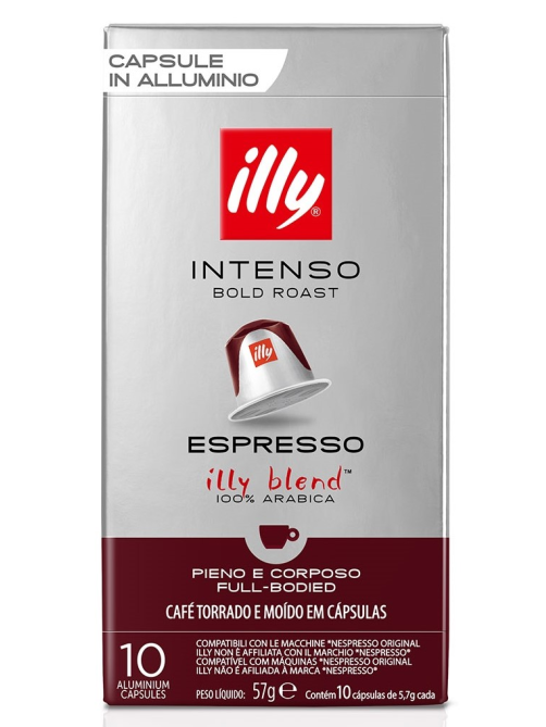 Кофе Illy Nespresso Intenso Espresso в капсулах (5.7г x 10шт), 57г