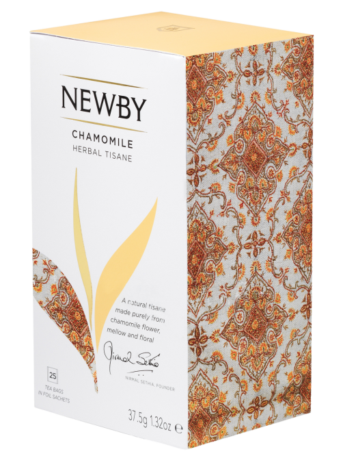 Чай травяной Newby Цветы ромашки пакетированный (1.5г x 25шт), 37.5г
