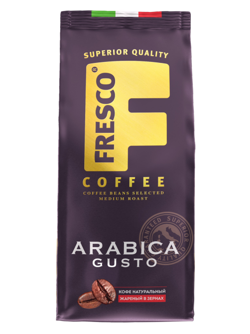 Кофе Fresco Arabica Gusto зерновой 200г