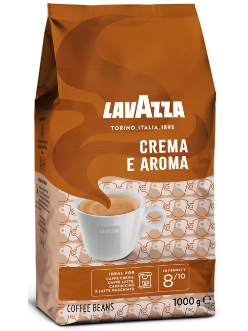 Кофе Lavazza Crema e Aroma натуральный жареный в зернах, 1кг