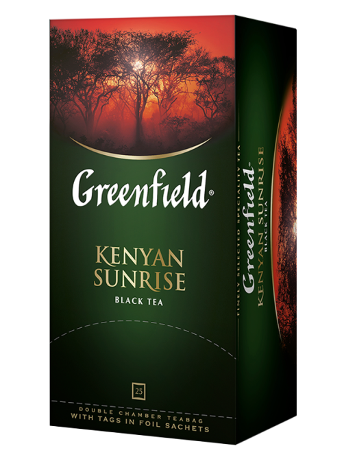 Чай Greenfield Kenyan Sunrise черный байховый (2г х 25 пак), 50г