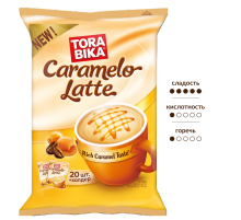 Напиток кофейный Torabika карамельный латте растворимый (25г x 20шт), 500г